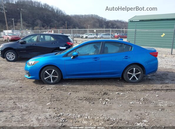 4S3GKAV65L3607171 2020 SUBARU IMPREZA Синий Панорамный вид салона 360°