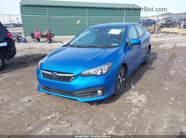 4S3GKAV65L3607171 2020 SUBARU IMPREZA Синий Передняя левая четверть