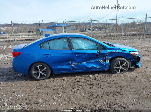 4S3GKAV65L3607171 2020 SUBARU IMPREZA Синий Вид задней части салона