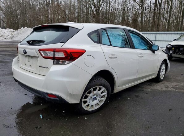 4S3GTAA64K3719476 2019 SUBARU IMPREZA White Trasero derecho