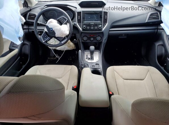 4S3GTAA64K3719476 2019 SUBARU IMPREZA White Vista del salpicadero