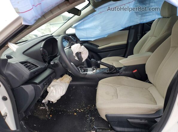 4S3GTAA64K3719476 2019 SUBARU IMPREZA White Vista interior delantera