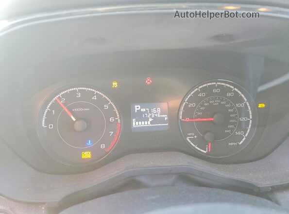 4S3GTAA64K3719980 2019 SUBARU IMPREZA Серый Вид щитка приборов