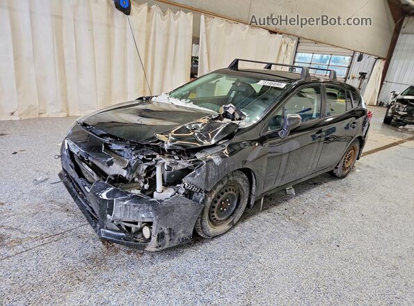 4S3GTAA65K1716792 2019 SUBARU IMPREZA Black Передня ліва чверть