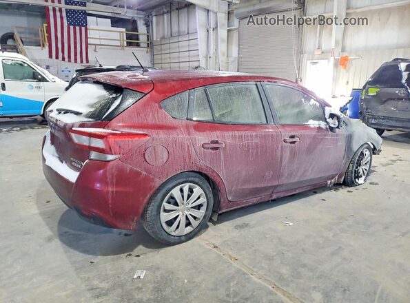 4S3GTAA67H3744641 2017 SUBARU IMPREZA Красный Задняя правая четверть