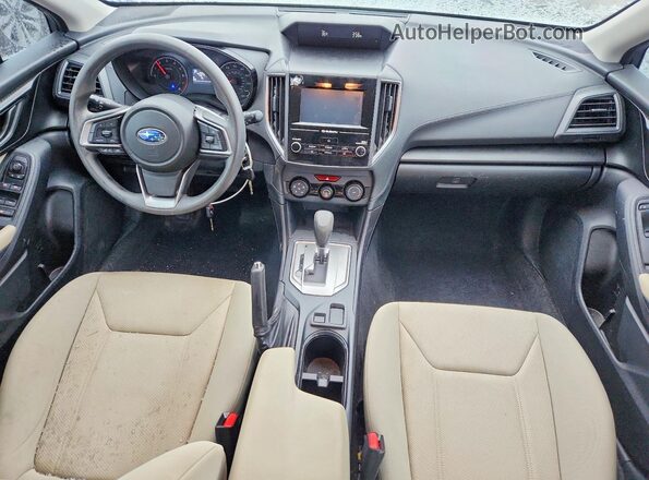 4S3GTAA67K3700307 2019 SUBARU IMPREZA Синий Вид панели приборов