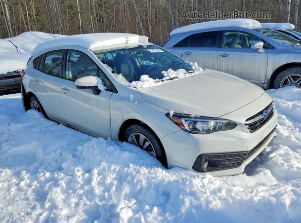 4S3GTAB65M3703059 2021 SUBARU IMPREZA White Przód prawy