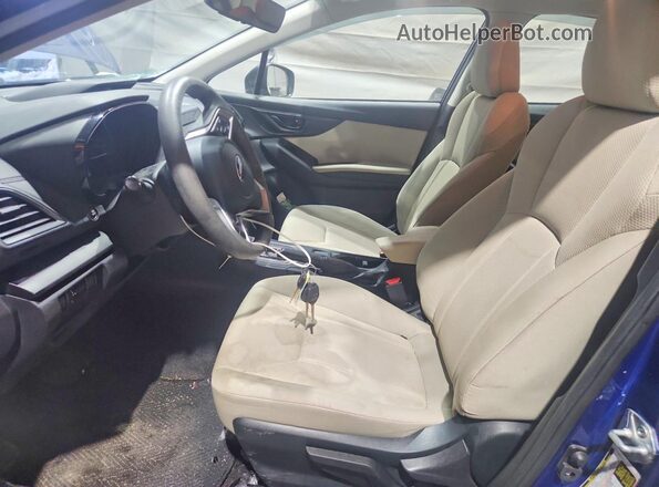 4S3GTAB66P3701907 2023 SUBARU IMPREZA Синий Вид салона спереди