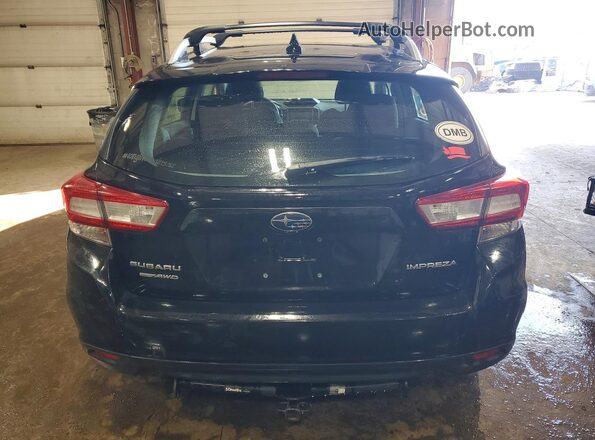 4S3GTAC60K3749037 2019 SUBARU IMPREZA Черный Вид сзади