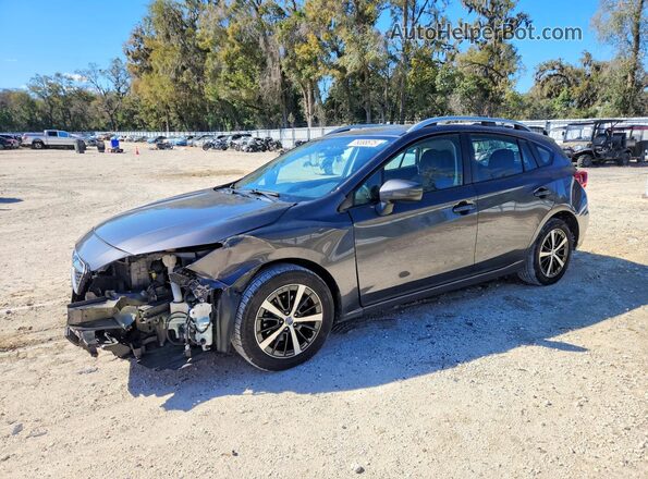 4S3GTAC61K3753758 2019 SUBARU IMPREZA Gray Передня ліва чверть
