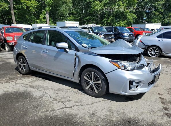 4S3GTAC64K3750885 2019 SUBARU IMPREZA Серебряный Передняя правая четверть