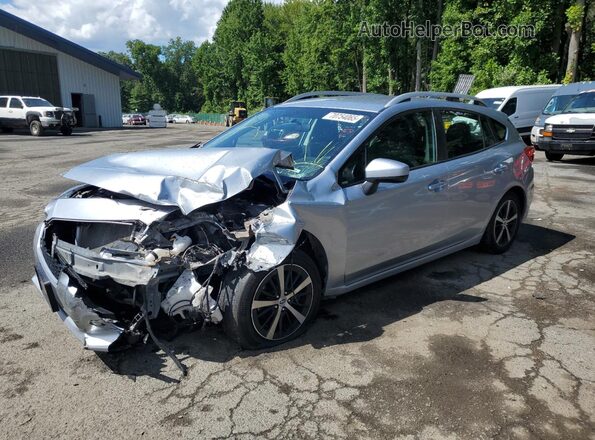 4S3GTAC64K3750885 2019 SUBARU IMPREZA Серебряный Передняя левая четверть