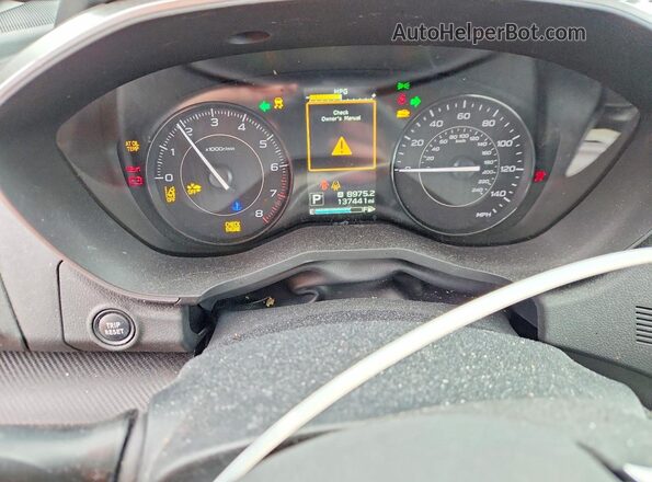 4S3GTAD62H3734112 2017 SUBARU IMPREZA Черный Вид щитка приборов