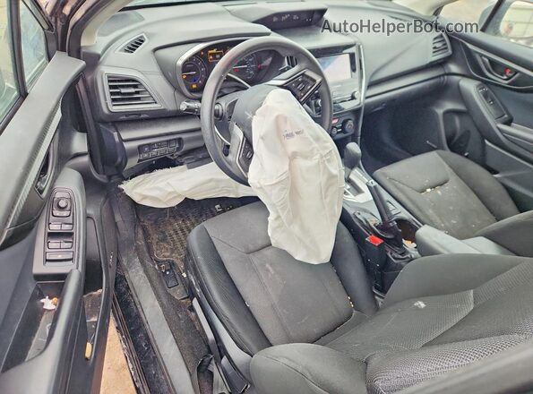 4S3GTAD62H3734112 2017 SUBARU IMPREZA Черный Вид панели приборов