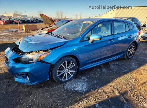 4S3GTAF68H1735080 2017 SUBARU IMPREZA Blue Przód lewy