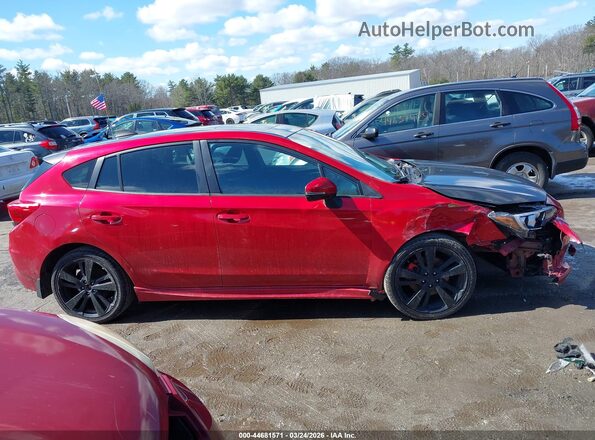 4S3GTAL69J1721571 2018 SUBARU IMPREZA Красный Панорамный вид салона 360°