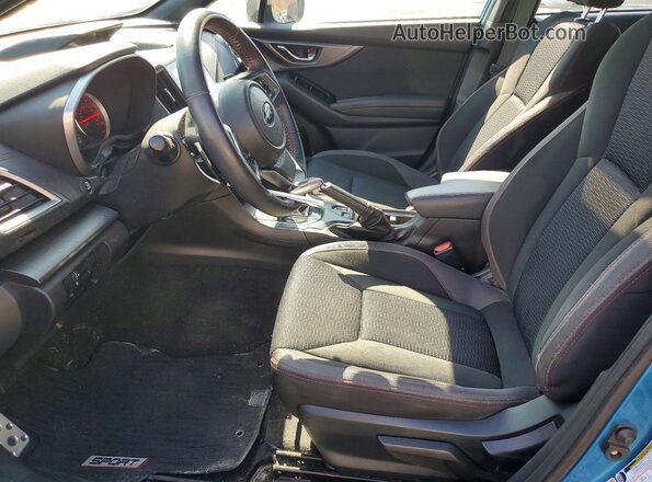 4S3GTAM62K3751032 2019 SUBARU IMPREZA Blue Vista interior delantera