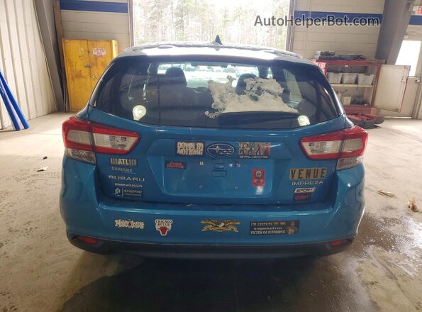 4S3GTAM63K3714667 2019 SUBARU IMPREZA Blue Widok z tyłu