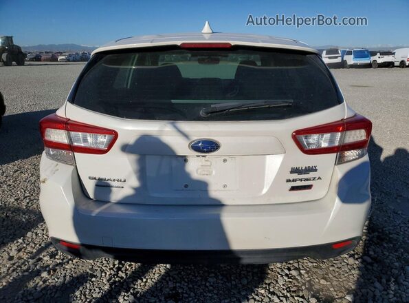 4S3GTAM64K3755471 2019 SUBARU IMPREZA White Vista trasera