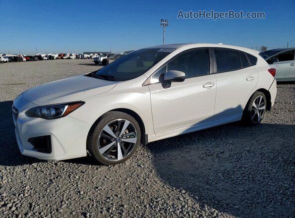 4S3GTAM64K3755471 2019 SUBARU IMPREZA White Vista tres cuartos delantera izquierda