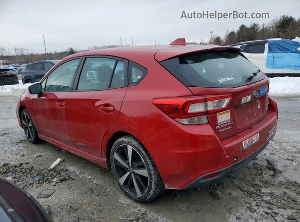 4S3GTAM65K3706005 2019 SUBARU IMPREZA Red Tył lewy