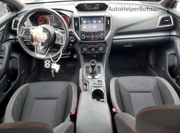 4S3GTAM65K3706005 2019 SUBARU IMPREZA Red Widok deski rozdzielczej