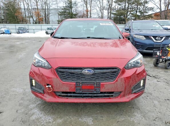 4S3GTAM65K3706005 2019 SUBARU IMPREZA Red Widok z przodu