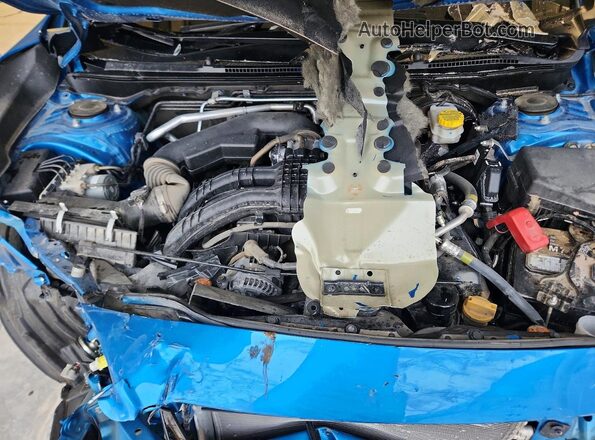 4S3GTAM68M3711525 2021 SUBARU IMPREZA Blue Սալոնի հետևի տեսք