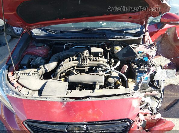 4S3GTAM69K3736477 2019 SUBARU IMPREZA Красный Вид сзади