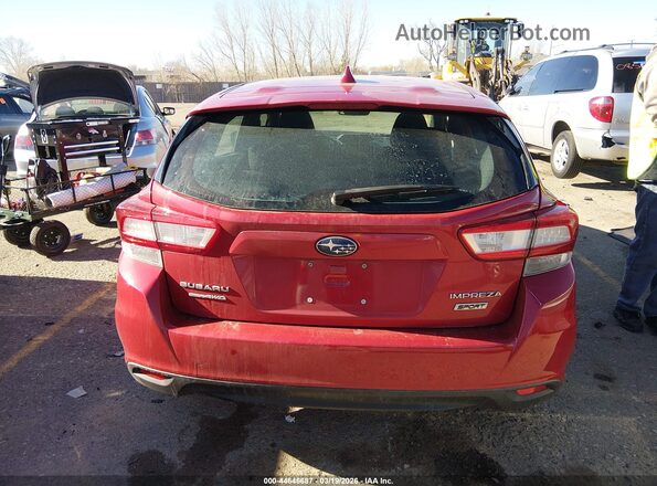 4S3GTAM69K3736477 2019 SUBARU IMPREZA Красный 