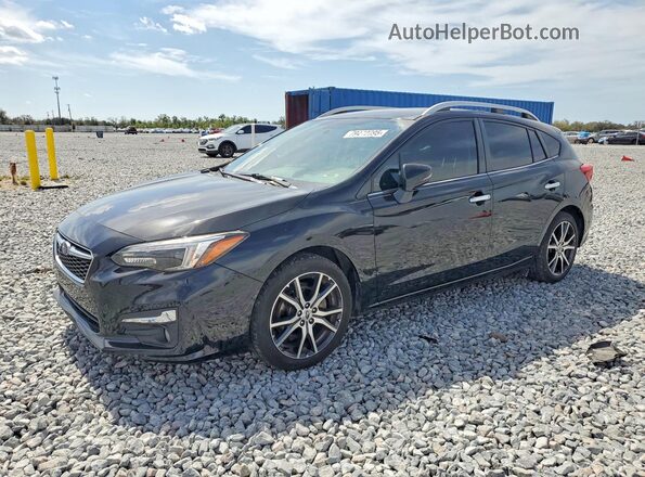 4S3GTAS65K3704757 2019 SUBARU IMPREZA Black Vista tres cuartos delantera izquierda