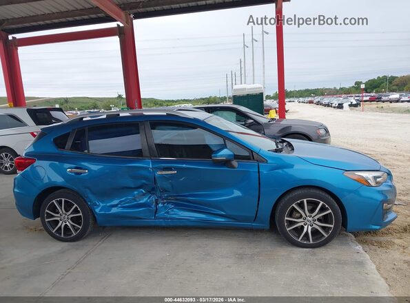 4S3GTAS66K3733488 2019 SUBARU IMPREZA Синий Вид задней части салона