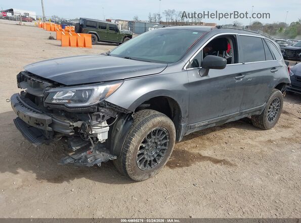 4S4BSAAC2J3265046 2018 SUBARU OUTBACK Серый Передняя левая четверть