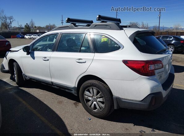 4S4BSAAC6J3259847 2018 SUBARU OUTBACK Белый Задняя левая четверть