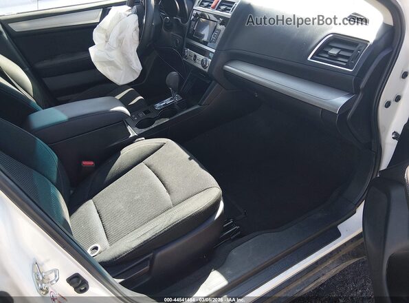4S4BSAAC6J3259847 2018 SUBARU OUTBACK Белый Вид салона спереди