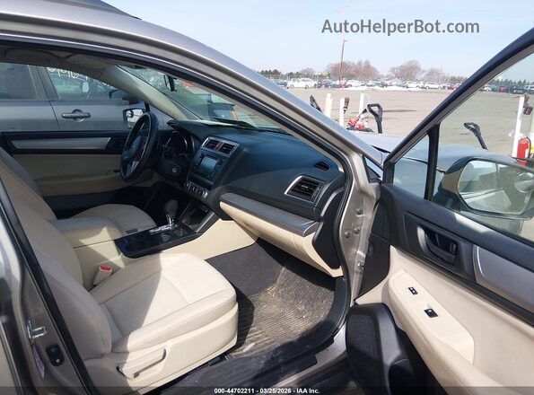 4S4BSAAC8G3350093 2016 SUBARU OUTBACK Tan Вид салону спереду