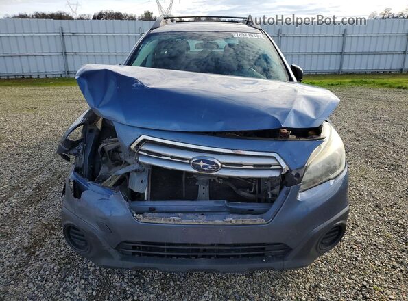 4S4BSAACXH3266097 2017 SUBARU OUTBACK Синий Вид спереди