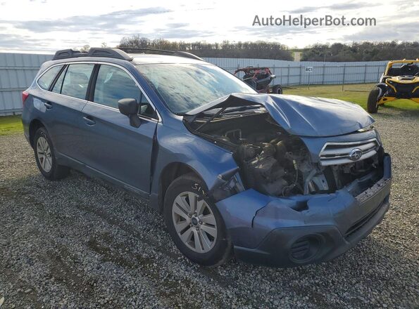 4S4BSAACXH3266097 2017 SUBARU OUTBACK Синий Передняя правая четверть