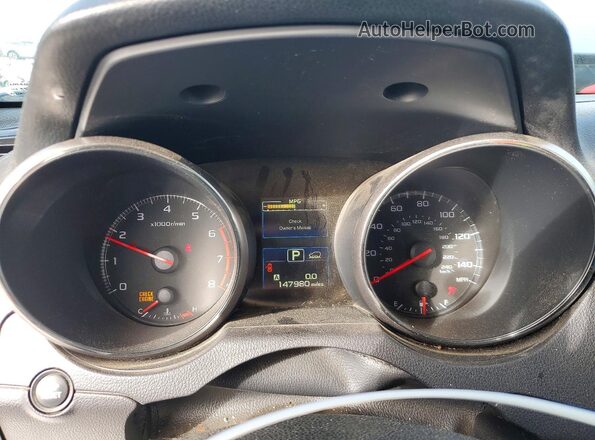4S4BSAACXH3266097 2017 SUBARU OUTBACK Синий Вид щитка приборов
