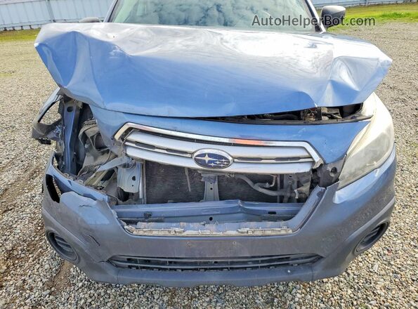 4S4BSAACXH3266097 2017 SUBARU OUTBACK Синий Вид задней части салона