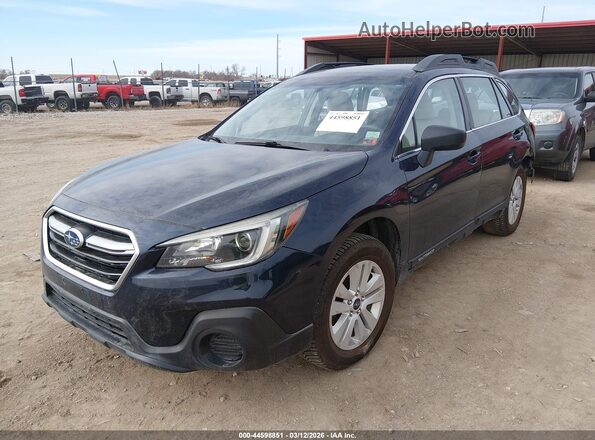4S4BSAACXJ3392787 2018 SUBARU OUTBACK Синий Передняя левая четверть