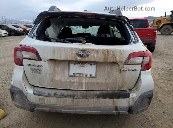4S4BSABC1K3358219 2019 SUBARU OUTBACK White Widok z tyłu