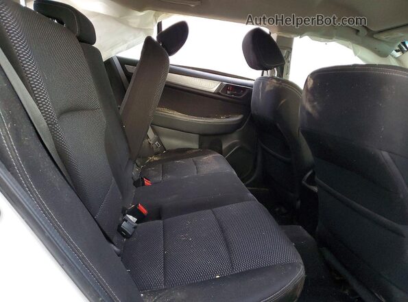 4S4BSABC1K3358219 2019 SUBARU OUTBACK White Widok tylnych siedzeń