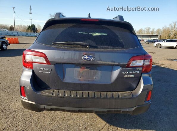 4S4BSACC2G3224230 2016 SUBARU OUTBACK Gray Widok z tyłu