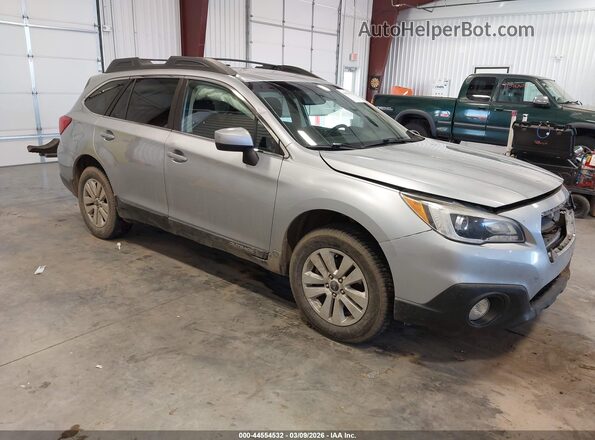4S4BSACC3H3361159 2017 SUBARU OUTBACK Серебряный Передняя правая четверть