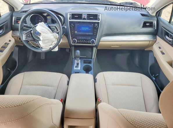 4S4BSACC4J3362746 2018 SUBARU OUTBACK Темно-бордовый Вид панели приборов