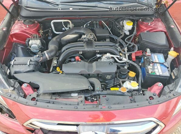 4S4BSACC4J3362746 2018 SUBARU OUTBACK Темно-бордовый Вид подкапотного пространства