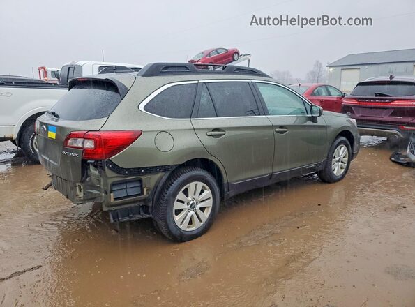 4S4BSACC6J3250367 2018 SUBARU OUTBACK Green Tył prawy