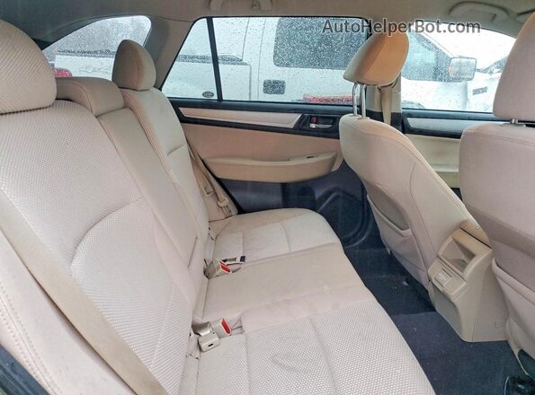 4S4BSACC6J3250367 2018 SUBARU OUTBACK Green Widok wnętrza z tyłu