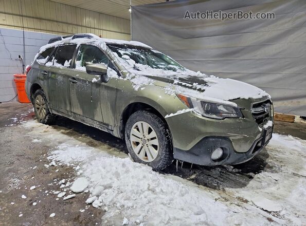 4S4BSACC8J3343522 2018 SUBARU OUTBACK Green Przód prawy